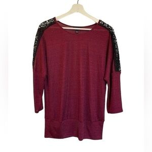 NWT Red Sweater Blouse